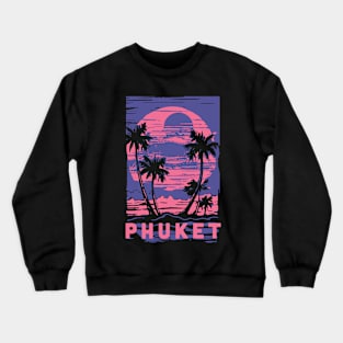 Phuket Thailand Souvenir Lifestyle Cyberpunk Vacation Trip Crewneck Sweatshirt